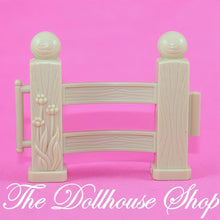 Fisher-Price Loving Family Dollhouse Tan Horse Stable Fence Piece-The Dollhouse Shop