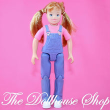 Fisher Price Loving Family Dollhouse Teen Girl Doll Blue Overalls Pink Top-The Dollhouse Shop