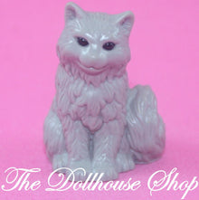 Fisher-Price Loving Family Dollhouse Townhouse Pet Kitty Gray Cat kitten-The Dollhouse Shop
