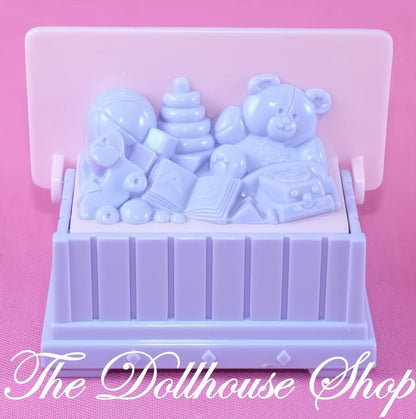 Fisher-Price Loving Family Dollhouse Toy Box With Lid Nursery Playroom-The Dollhouse Shop