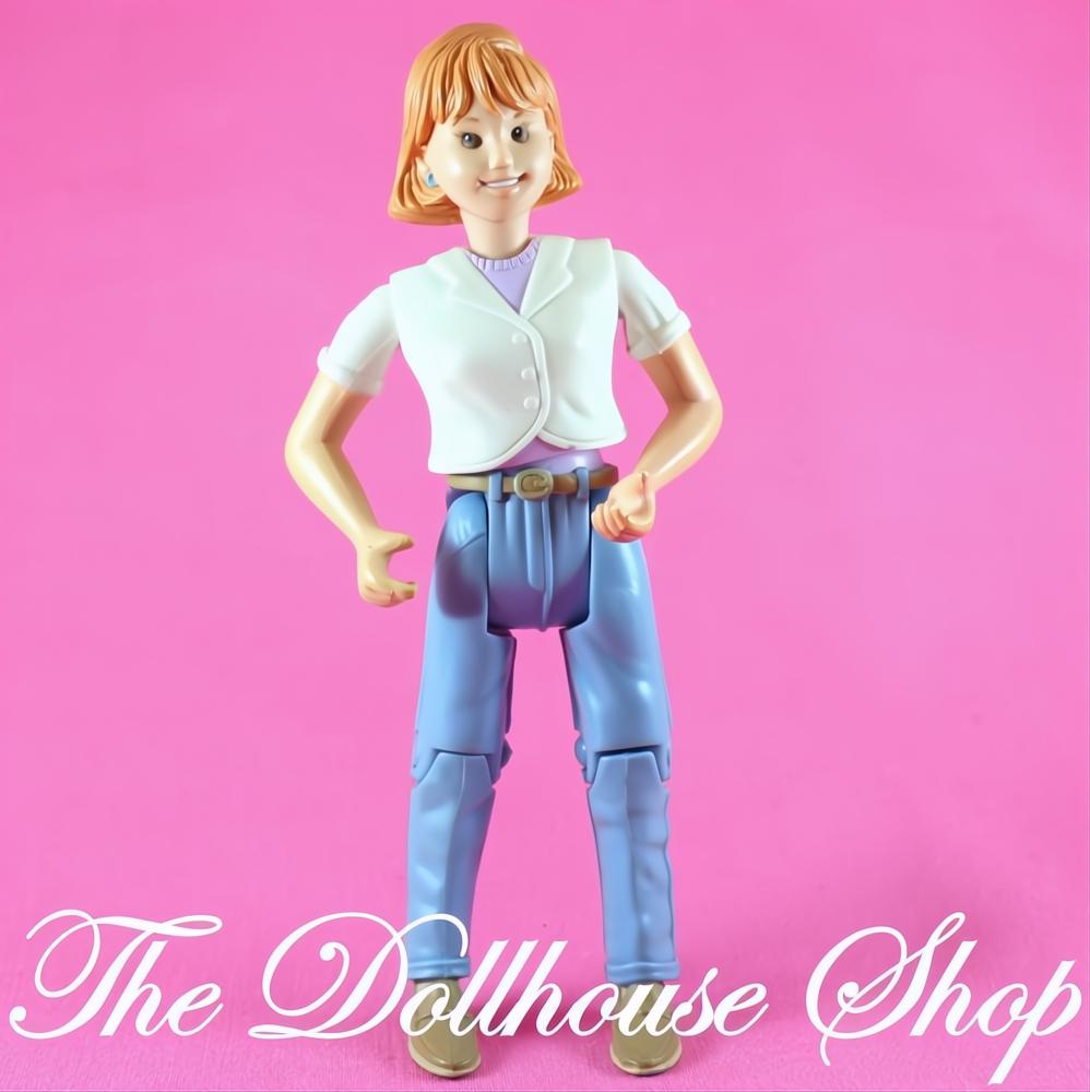 Fisher-Price Loving Family Dollhouse Twin Time Mom Doll White Top-The Dollhouse Shop