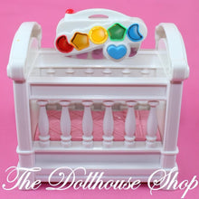 Fisher-Price Loving Family Dollhouse White Baby Doll Crib Music Lights-The Dollhouse Shop