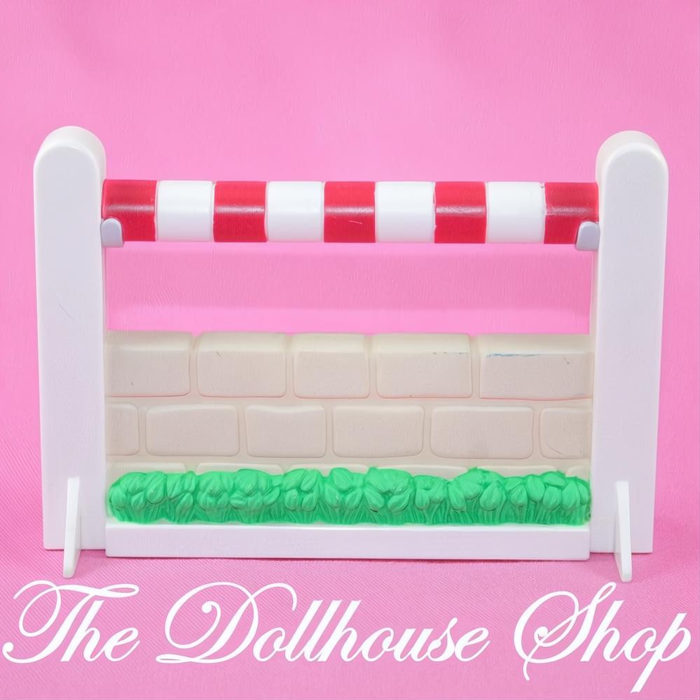Fisher Price Loving Family Dollhouse White Stable Fence Horse Friendship Pony-The Dollhouse Shop
