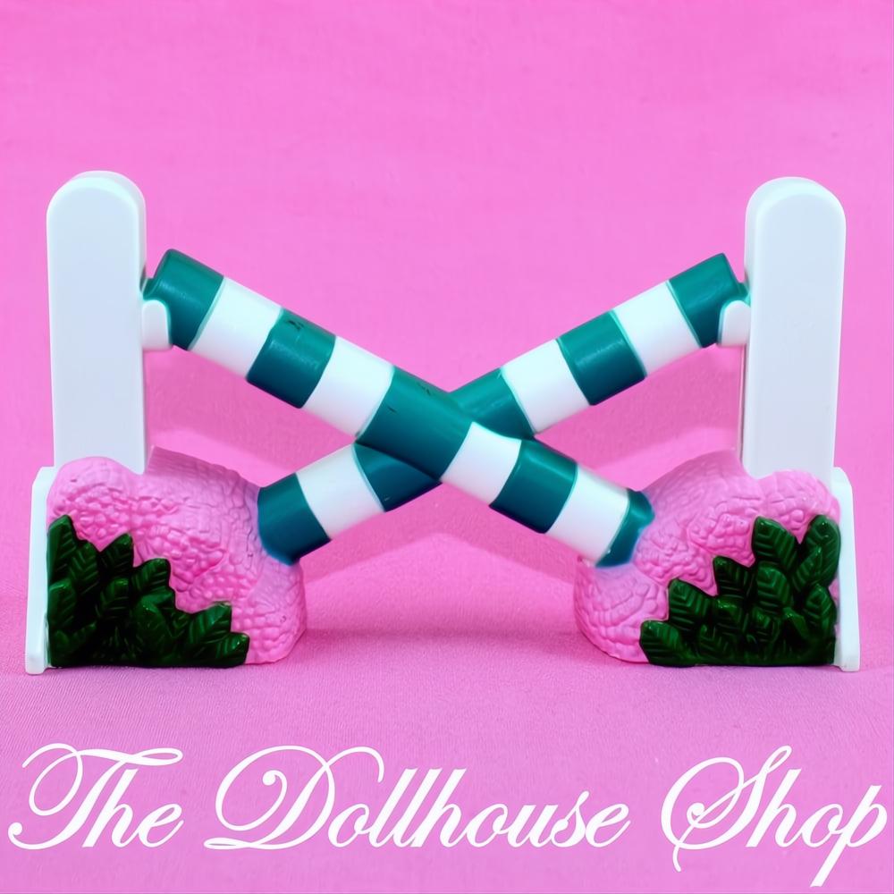 Fisher Price Loving Family Dollhouse White Stable Fence Piece Horse Pony-The Dollhouse Shop