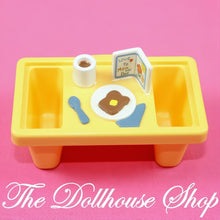 Fisher-Price Loving Family Dollhouse Yellow Breakfast In Bed Food Tray-The Dollhouse Shop