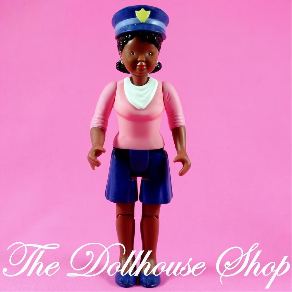 Fisher-Price Loving Family Dream African American Village Police Officer Woman-The Dollhouse Shop