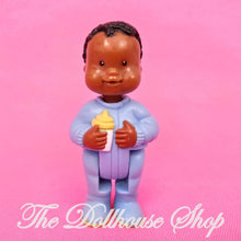 Fisher-Price Loving Family Dream Dollhouse African American Blue Baby-The Dollhouse Shop