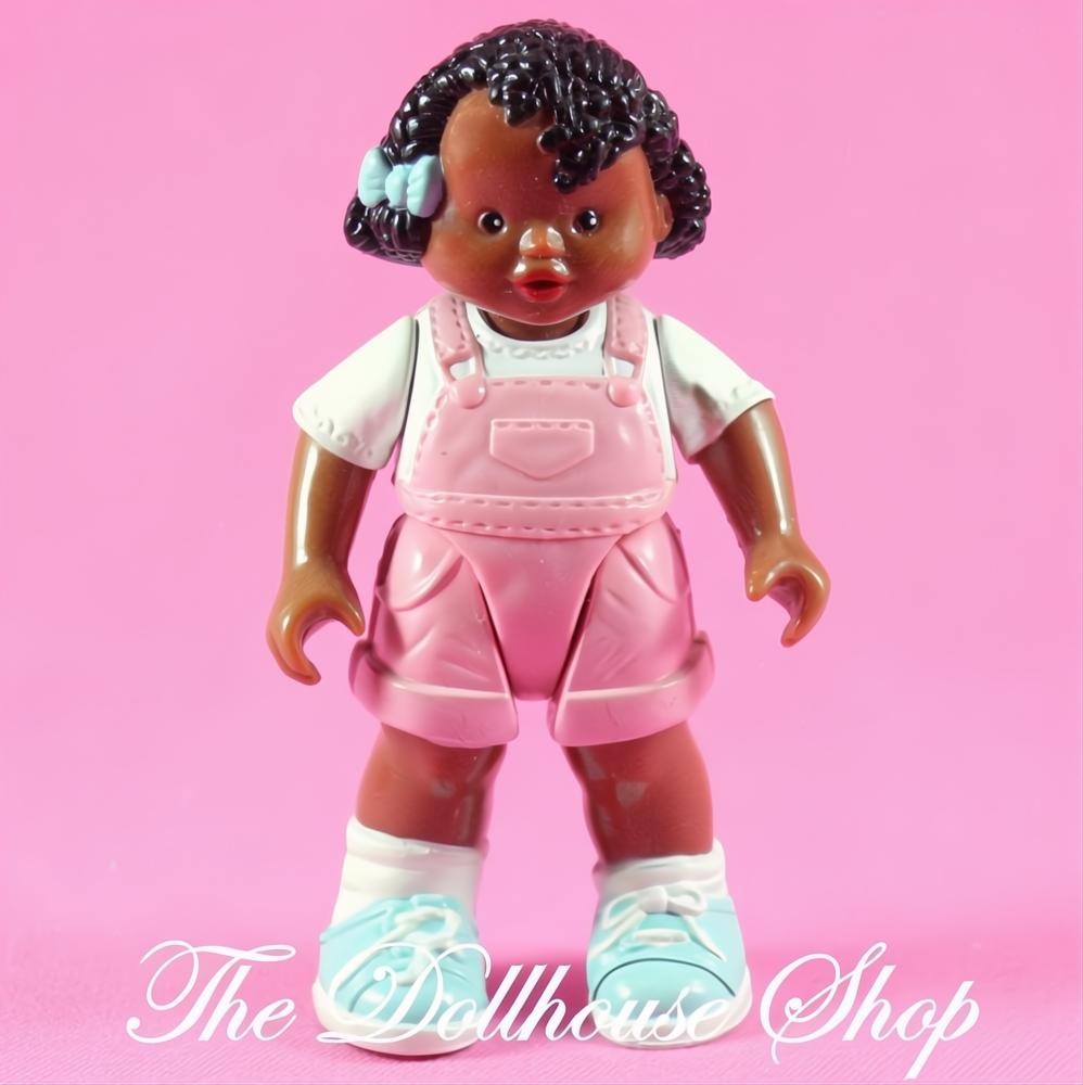 Fisher-Price Loving Family Dream Dollhouse African American Girl Pink Doll-The Dollhouse Shop