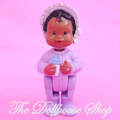 Fisher-Price Loving Family Dream Dollhouse African American Purple Baby-The Dollhouse Shop