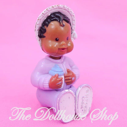Fisher-Price Loving Family Dream Dollhouse African American Purple Baby-The Dollhouse Shop