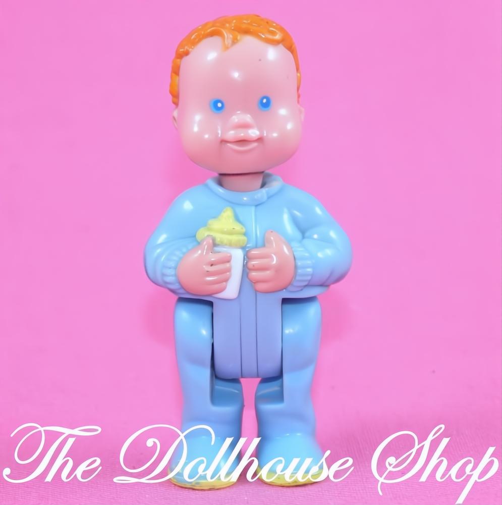 Fisher-Price Loving Family Dream Dollhouse Blue Baby Boy Doll People-The Dollhouse Shop