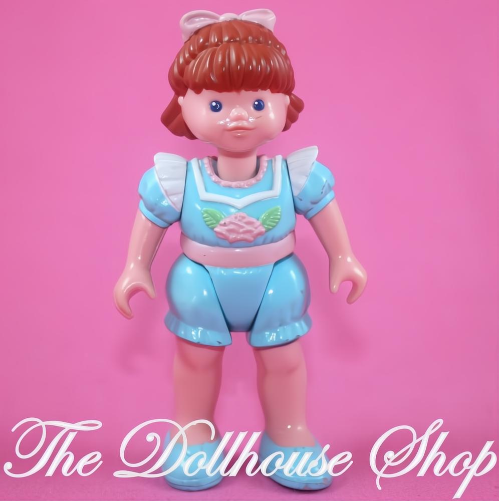 Fisher-Price Loving Family Dream Dollhouse Blue Birthday Party Girl-The Dollhouse Shop