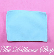 Fisher Price Loving Family Dream Dollhouse Blue Crib Blanket doll nursery-The Dollhouse Shop