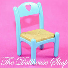 Fisher-Price Loving Family Dream Dollhouse Blue Dining Chair-The Dollhouse Shop