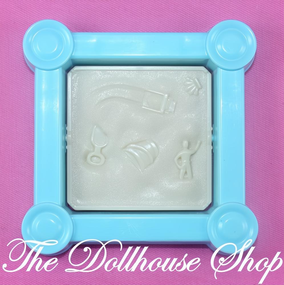 Fisher-Price Loving Family Dream Dollhouse Blue Flip Sand Box Pit Pond-The Dollhouse Shop