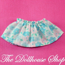Fisher Price Loving Family Dream Dollhouse Blue Floral Girl Doll Skirt Dress Up-The Dollhouse Shop
