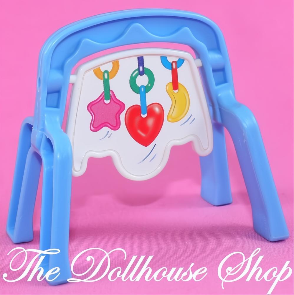 Fisher-Price Loving Family Dream Dollhouse Blue Nursery Play Gym Toy-The Dollhouse Shop