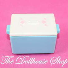 Fisher-Price Loving Family Dream Dollhouse Blue White Ice Chest Cooler-The Dollhouse Shop