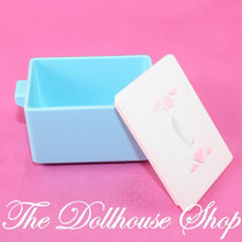 Fisher Price Loving Family Dream Dollhouse Blue White Ice Chest Cooler Camp-The Dollhouse Shop