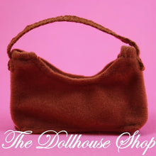 Fisher-Price Loving Family Dream Dollhouse Brown Mail Post Bag Carrier Letters-The Dollhouse Shop