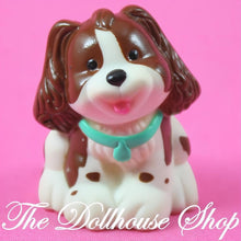 Fisher-Price Loving Family Dream Dollhouse Brown White Pet Puppy Dog-The Dollhouse Shop
