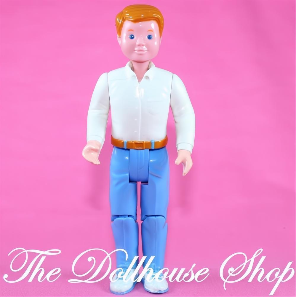 Fisher-Price Loving Family Dream Dollhouse Dad Father Doll Red Orange hair-The Dollhouse Shop
