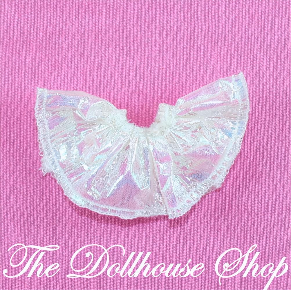 Fisher Price Loving Family Dream Dollhouse Doll's Dress up white Birthday Skirt-The Dollhouse Shop