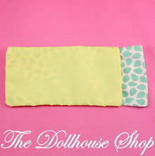 Fisher-Price Loving Family Dream Dollhouse Dolls Yellow Sleeping Bag-The Dollhouse Shop