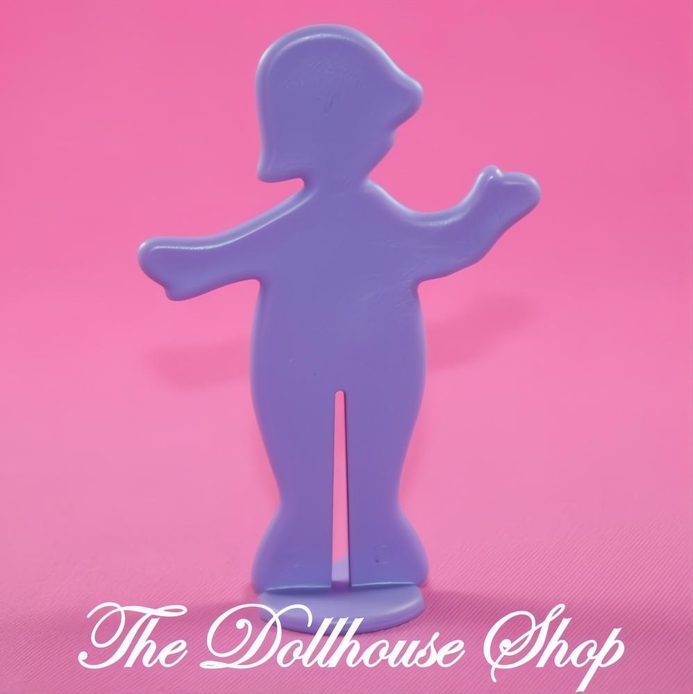 Fisher-Price Loving family Dream Dollhouse Dress Shop Purple Mannequin-The Dollhouse Shop