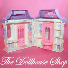 Fisher-Price Loving Family Dream Dollhouse Dress Shop Purple Roof Store-The Dollhouse Shop