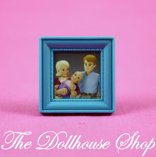 Fisher Price Loving Family Dream Dollhouse Family Photo in Blue Frame-The Dollhouse Shop