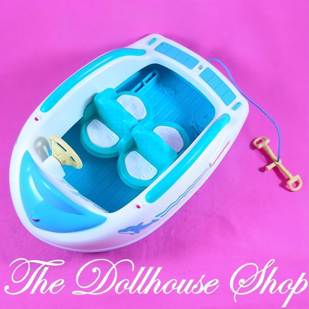 Fisher Price Loving Family Dream Dollhouse Fun at the Lake Water Sports Boat-The Dollhouse Shop