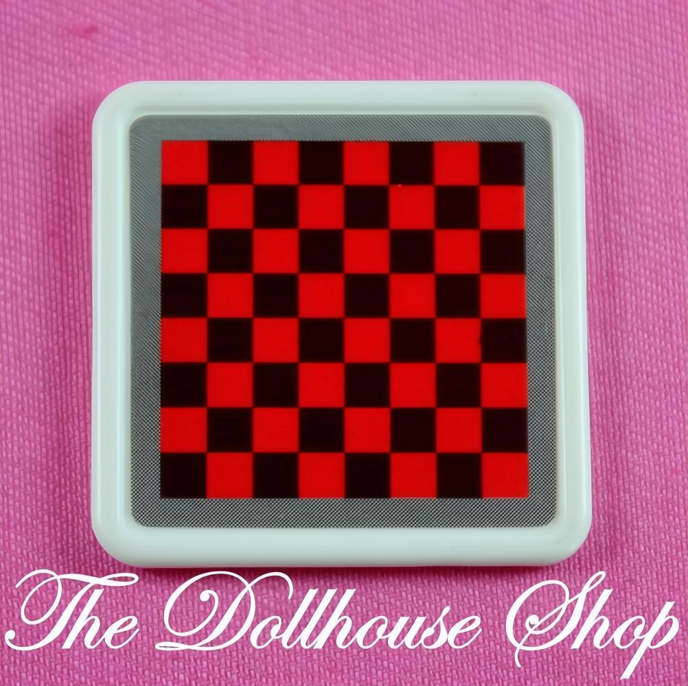 Fisher-Price Loving Family Dream Dollhouse Game Checkers Board-The Dollhouse Shop