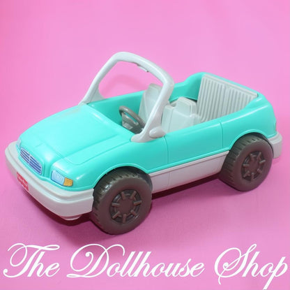 Fisher-Price Loving Family Dream Dollhouse Green Convertible Car for Camper-The Dollhouse Shop