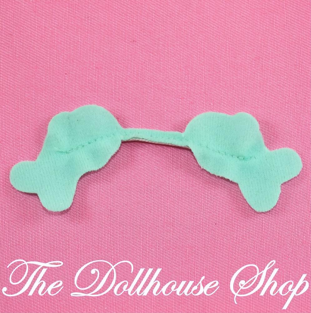 Fisher-Price Loving Family Dream Dollhouse Green Felt Fish for Fishing Pole-The Dollhouse Shop