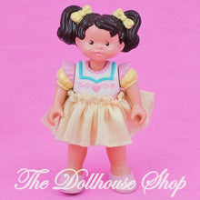 Fisher-Price Loving Family Dream Dollhouse Hispanic Birthday Girl Doll Yellow Skirt-The Dollhouse Shop