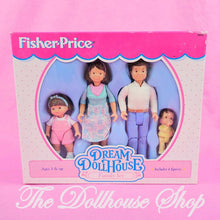 Fisher-Price Loving Family Dream Dollhouse Hispanic Dolls Mom Dad Girl Baby-The Dollhouse Shop
