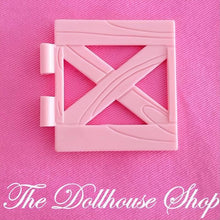 Fisher Price Loving Family Dream Dollhouse Horse Pony Stable Pink Gate Fence-The Dollhouse Shop