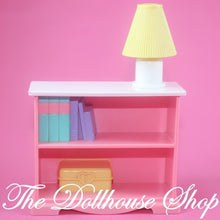 Fisher Price Loving Family Dream Dollhouse kids bedroom pink bookshelf-The Dollhouse Shop