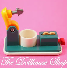 Fisher-Price Loving Family Dream Dollhouse Kitchen Green Mixer Toaster Food-The Dollhouse Shop