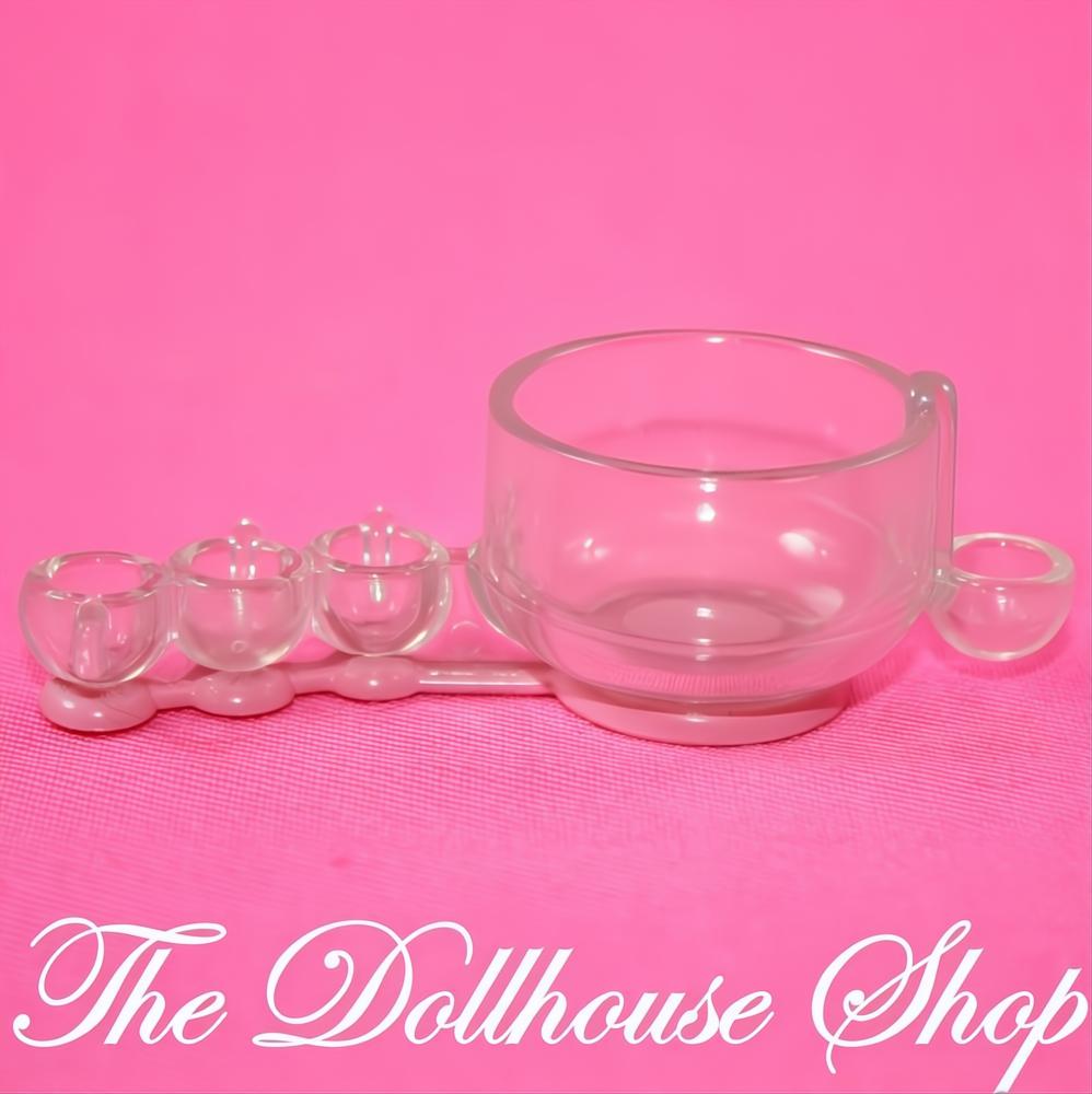Fisher-Price Loving Family Dream Dollhouse Kitchen Punch Bowl Cups Drinks-The Dollhouse Shop