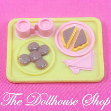 Fisher-Price Loving Family Dream Dollhouse Milk Cookies Food Plate Tray-The Dollhouse Shop