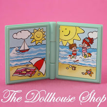 Fisher-Price Loving Family Dream Dollhouse Miniature Nursery Green Book Toy-The Dollhouse Shop