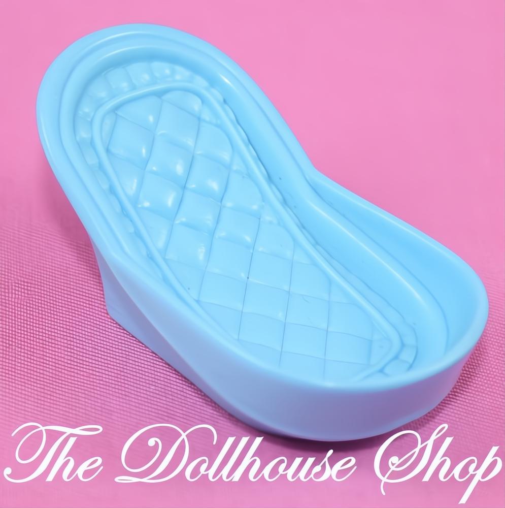 Fisher Price Loving Family Dream Dollhouse Nursery Blue Baby Doll Bath tub-The Dollhouse Shop