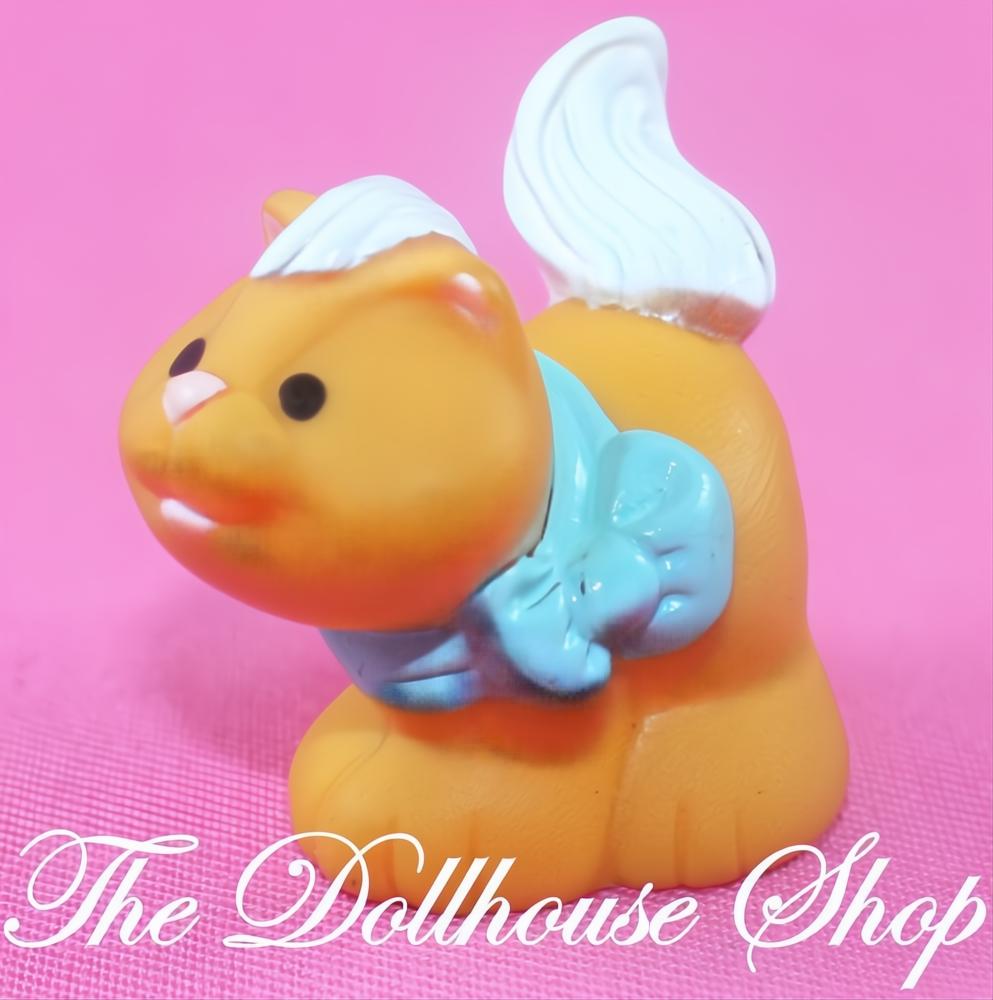 Fisher-Price Loving Family Dream Dollhouse Orange Pet Cat Kitten Kitty-The Dollhouse Shop