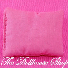 Fisher Price Loving Family Dream Dollhouse Parents Room Pink Bed Pillow Bedroom-The Dollhouse Shop