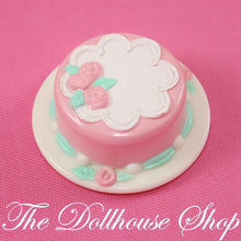 Fisher-Price Loving Family Dream Dollhouse Pink Birthday Party Cake Food-The Dollhouse Shop