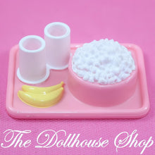 Fisher-Price Loving Family Dream Dollhouse Pink Food Tray Popcorn Bananas-The Dollhouse Shop