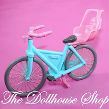 Fisher-Price Loving Family Dream Dollhouse Pink Girl Bicycle Bike Seat-The Dollhouse Shop