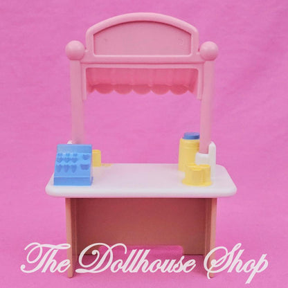 Fisher-Price Loving Family Dream Dollhouse Pink Lemonade Stand Booth-The Dollhouse Shop